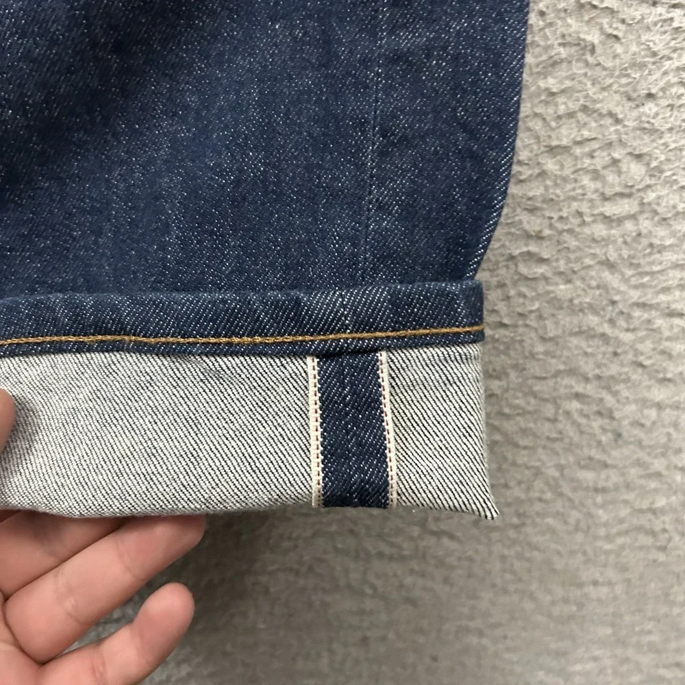Everlane Jeans Mens 30x30‎ Blue Denim The Selvedge Slim Fit Organic Cotton Dark